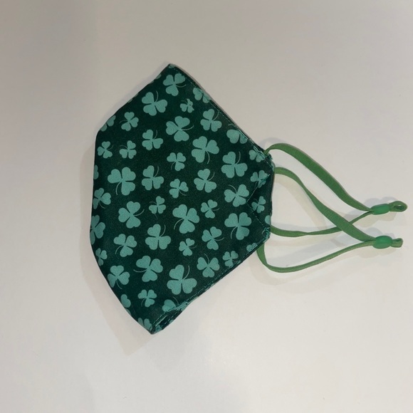 Handmade St. Patty’s Day Adult Face Mask - Picture 3 of 3
